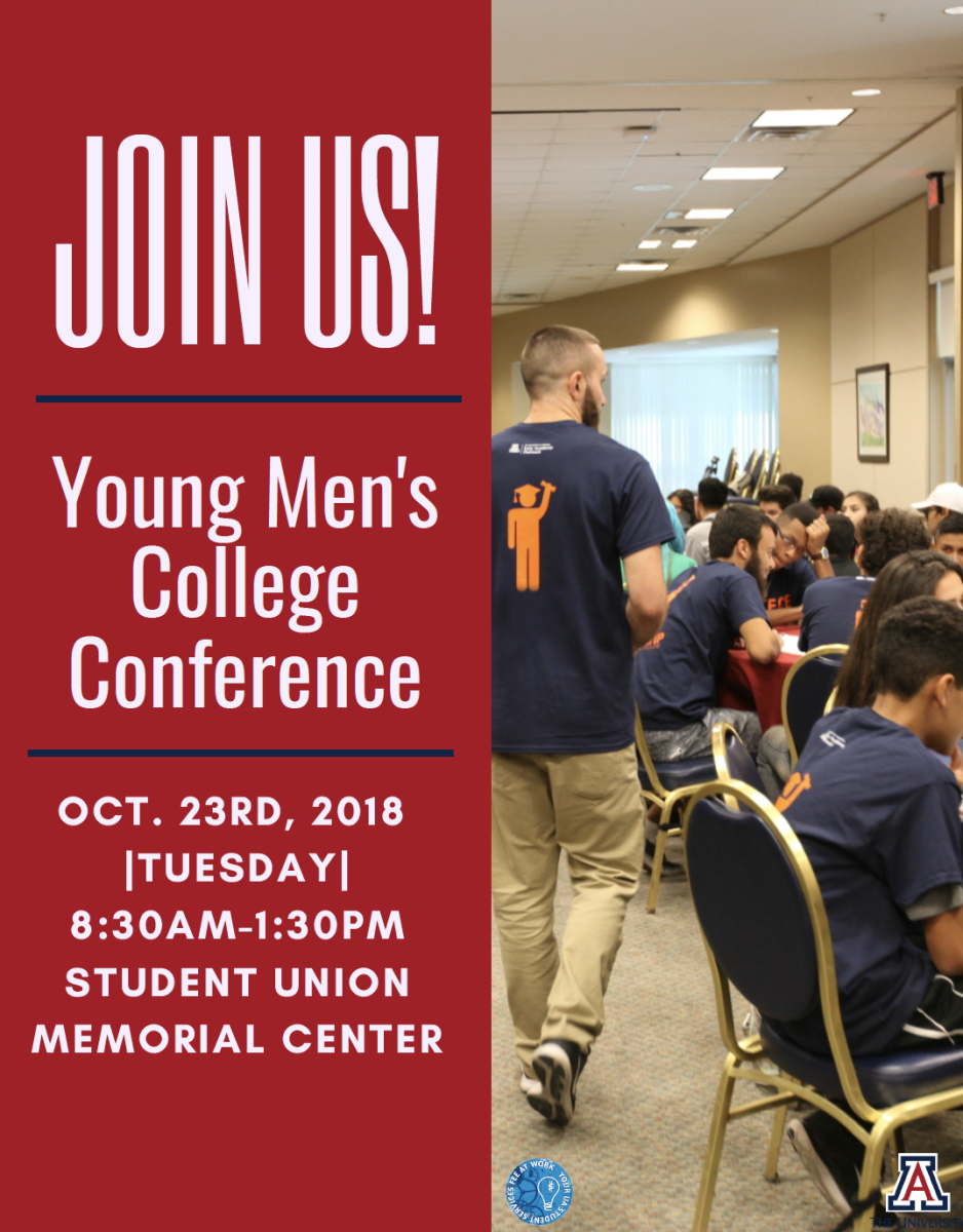 flyer for Young Men's College Conference